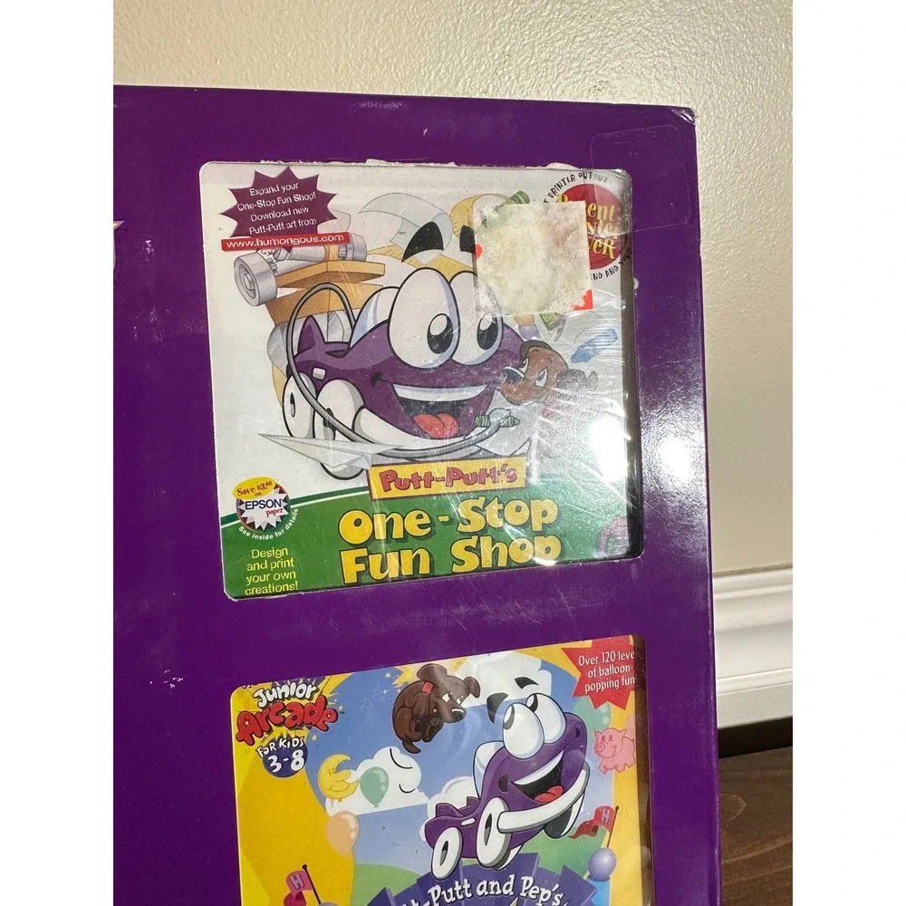 Humongous Entertainment 3 Award Winning Games Putt-Putt PC CD-ROM Vintage Boxset